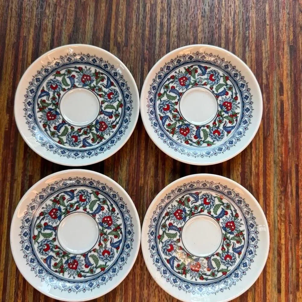 Güral Porselen Turkish Coffee Saucers